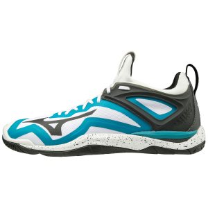 Dámské Boty na Házenou Mizuno Wave Mirage 3 Bílé/Blankyt/Černé